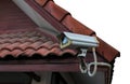 CCTV security camera outdoor Royalty Free Stock Photo