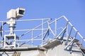 CCTV security camera Royalty Free Stock Photo