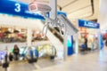 CCTV security camera shopping mall on blurry background. Royalty Free Stock Photo