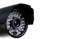 CCTV security camera video equipment. Surveillance monitoring. Video camera lens closeup. Macro shot. Security concept. Security c Royalty Free Stock Photo