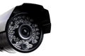 CCTV security camera video equipment. Surveillance monitoring. Video camera lens closeup. Macro shot. Security concept. Security c