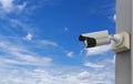 CCTV tool on blue sky background