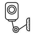 CCTV vector icon Royalty Free Stock Photo