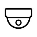 Cctv Vector Icon Royalty Free Stock Photo