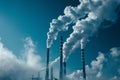CCUS showcasing the process of capturing carbon dioxide emissions from industrial sources converting them for utilization and
