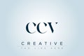 CCV abstract letter logo Royalty Free Stock Photo