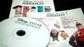 CD and artwork of the soundtracks of PIXAR films DISNEY. Founded in 1986