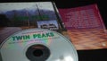 CD and artwork of the soundtracks of TWIN PEAKS. US television series