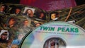 CD and artwork of the soundtracks of TWIN PEAKS. US television series