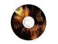 CD burning Royalty Free Stock Photo