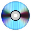 CD compact disc isolated over white Royalty Free Stock Photo