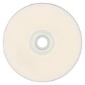 CD compact disc isolated over white Royalty Free Stock Photo