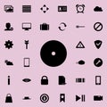 CD disc icon. Detailed set of minimalistic icons. Premium graphic design. One of the collection icons for websites, web design, mo Royalty Free Stock Photo