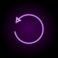 CD Disc Neon Icon. Elements Of Music Set. Simple Icon For Websites, Web Design, Mobile App, Info Graphics