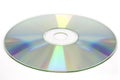 Cd disc on white background, cd-r, cd-rw isolated