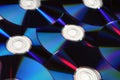 cd dvd background Royalty Free Stock Photo