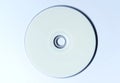 CD DVD blank disc on white table Royalty Free Stock Photo