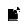 CD DVD Box Flat Vector Icon Royalty Free Stock Photo