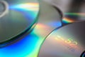 CD/DVD compact disk texture background Royalty Free Stock Photo