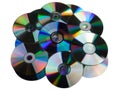 CD DVD disk heap Royalty Free Stock Photo