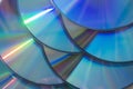 CD / DVD disk texture Royalty Free Stock Photo