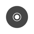 CD or DVD icon Royalty Free Stock Photo