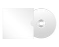 Cd, dvd isolated icon. Compact disc realistic element. Royalty Free Stock Photo