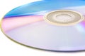 Cd dvd isolated on white Royalty Free Stock Photo