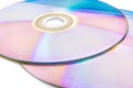 Cd dvd isolated on white Royalty Free Stock Photo