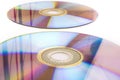 Cd dvd isolated on white Royalty Free Stock Photo