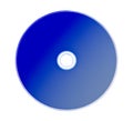 Cd or DVD rom isolated Royalty Free Stock Photo