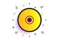 CD or DVD sign icon. Compact disc symbol. Vector Royalty Free Stock Photo