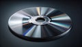 CD DVD Stack on Dark Background Royalty Free Stock Photo