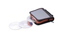 CD or DVD storage Royalty Free Stock Photo