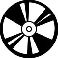 Cd or dvd vector illustration Royalty Free Stock Photo