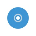 CD Icon for Digital Media Storage Royalty Free Stock Photo