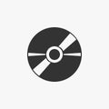 CD icon, computer, save, disc Royalty Free Stock Photo