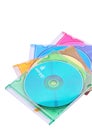 Cd in the jewel case Royalty Free Stock Photo