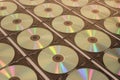CD-Rom discs in plastic boxes Royalty Free Stock Photo