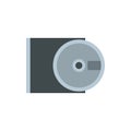 CD rom and disk icon flat style Royalty Free Stock Photo