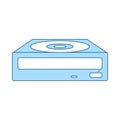 CD-ROM Icon Royalty Free Stock Photo
