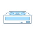 CD-ROM Icon Royalty Free Stock Photo