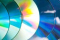 CD row Royalty Free Stock Photo