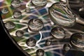 CD with Waterdroplets on Royalty Free Stock Photo