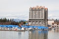 CDA Hotel and Marina Royalty Free Stock Photo