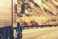 CDL Commercial Semi Truck Driver Royalty Free Stock Photo