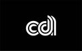CDL Creative Unique Modern Letter Logo Design Royalty Free Stock Photo