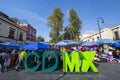 CDMX sign in Historic center of Mexico City, Mexico