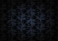 Vintage Gothic background in dark grey and black with classic floral Baroque pattern