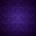 Ultra violet, amethystine vintage background, royal with classic Baroque pattern, Rococo Royalty Free Stock Photo